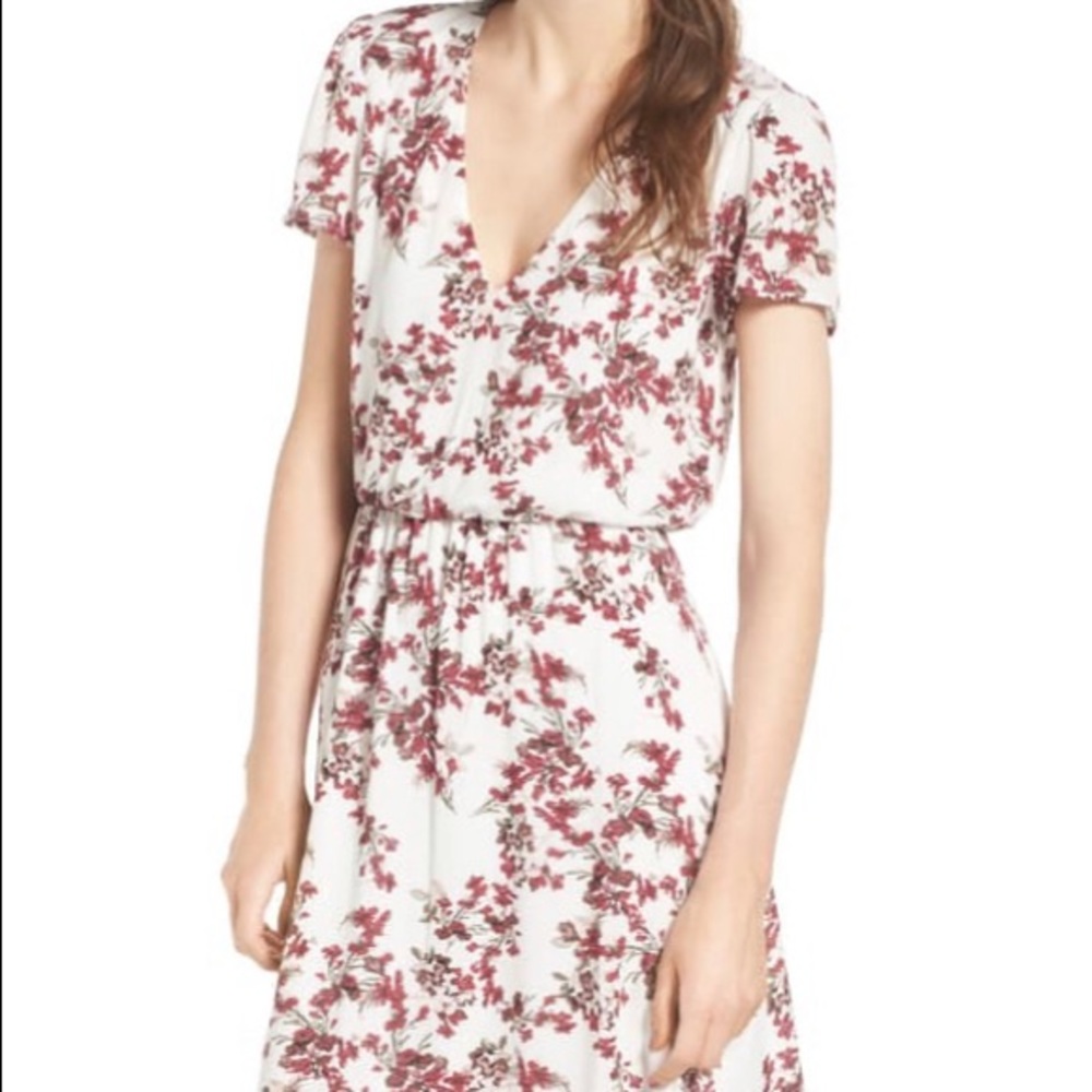 Wayf Floral Midi Dress, Small
